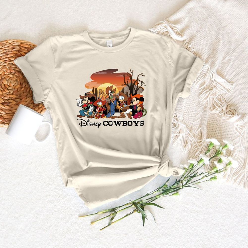 Disney Cowboys Short Sleeve Tee - Cream Beige